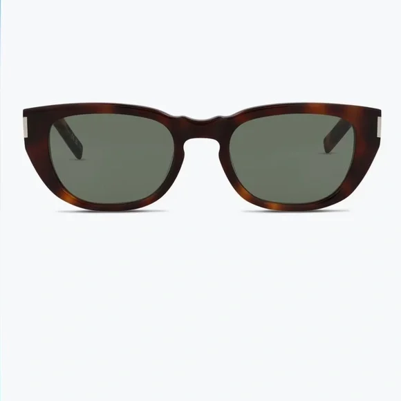 Saint Laurent SL 601 002 Rectangular Havana Green 51 mm-20-145 Men's Sunglasses - Picture 2 of 16